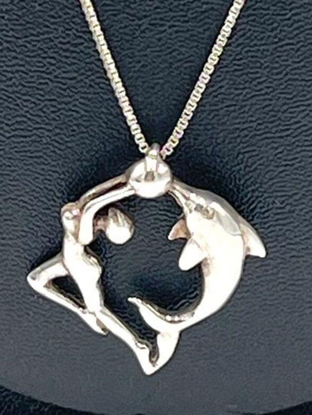 Marsala Lady Dolphin Pendant Chain Sterling silver Italy